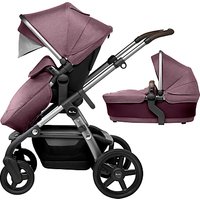Silver Cross Wave Pushchair And Carrycot, Claret