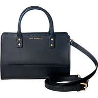 Lulu Guinness Daphne Smooth Leather Mini Across Body Bag, Black