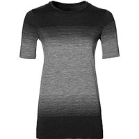 Asics Fuzex Seamless Short Sleeve Running T-Shirt, Black