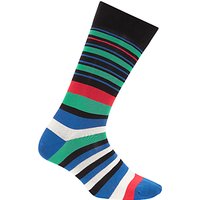 Paul Smith Barcode Stripe Socks, One Size, Multi