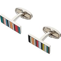 Paul Smith Mini Stripe Cufflinks, Multi