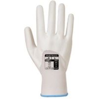 Portwest A122 White PU Ultra Gloves Small