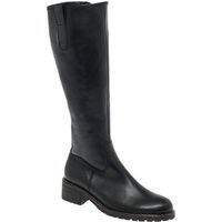 Gabor Stucco Wide Fit Knee High Boots, Black