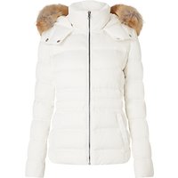 Calvin Klein Ovidia Faux Fur Hooded Coat