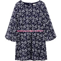 Yumi Girl Ditsy Lace Bell Sleeve Dress