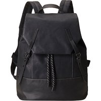 Ally Capellino Dean Waxed Canvas Backpack, Black