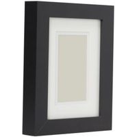 Black Single Frame Wood Picture Frame (H)22cm X (W)17cm