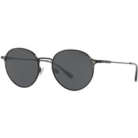 Polo Ralph Lauren PH3109 Oval Sunglasses, Black/Grey