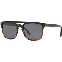 Polo Ralph Lauren PH4125 Polarised D-Frame Sunglasses, Tortoise/Grey
