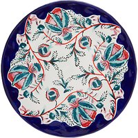 Anthropologie Salma Dinner Plate, Blue/White, Dia.27.9cm