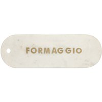 Anthropologie Formaggio Marble Cheese Board, White/Gold, L43cm