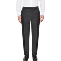 Hackett London Wool Puppytooth Regular Fit Suit Trousers, Charcoal