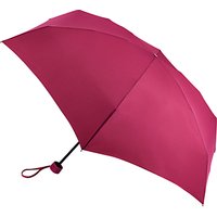 Fulton Round Tiny Folding Umbrella, Burgundy
