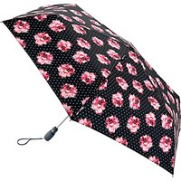 Fulton Open & Close Superslim Rose Umbrella, Navy/Pink