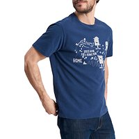 Joules Sunday Ride Graphic T-Shirt, French Navy Marl