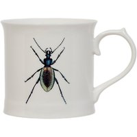 Magpie Curios Beetle Mug, White/Multi, 378ml