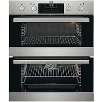 AEG DUB331110M Built-In Multifunction Double Electric Oven, Stainless Steel