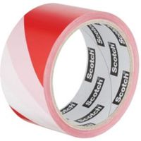 Scotch Red & White Marking Tape (L)33M (W)50mm