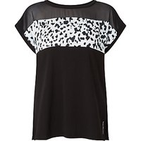 Calvin Klein Tika-16 Animal Print T-Shirt, Black