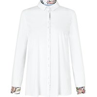 Gerry Weber Contrast Trim Shirt, White Print