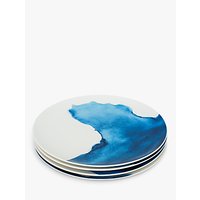 Rick Stein Coves Of Cornwall Dinner Plate, Set Of 4, Blue/White, Dia.28cm