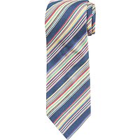 Paul Smith Diagonal Stripe Silk Tie, Navy