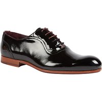 Ted Baker Haigh Patent Leather Oxford Shoes, Dark Blue