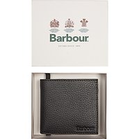 Barbour Leather Coin Wallet, Black