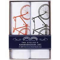 Chase And Wonder The Cyclist's Handkerchief Set, Pack Of 2, White