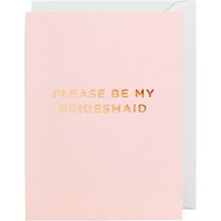 Lagom Designs Be My Bridesmaid Notecards, Pack Of 5