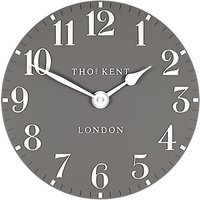 Thomas Kent Cotswold Wall Clock, Dia.30cm, Grey