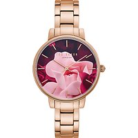 Ted Baker TE50005001 Women's Bracelet Strap Watch, Rose Gold/Multi