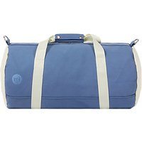 Mi-pac Canvas Duffle Bag, Blue/Cream