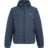 Fred Perry Insulated Hooded Brentham Jacket, Dark Airforce