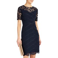 Phase Eight Collection 8 Zennor Lace Dress, Navy