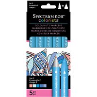 Spectrum Noir Colorista Marker Pens Set 2, Pack Of 5