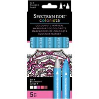 Spectrum Noir Colorista Marker Pens Set 4, Pack Of 5