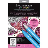 Spectrum Noir Colorista In Full Bloom Colouring A4 Pad