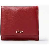 DKNY Sutton Textured Leather Trifold Purse, Scarlet Red