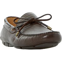 Dune Botswana Leather Driving Loafers