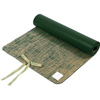 Manuka Life Linen 5mm Yoga Mat, Green
