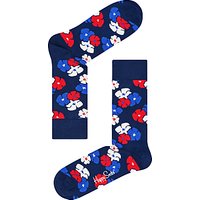 Happy Socks Kimono Socks, One Size, Navy/Multi