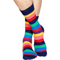 Happy Socks Stripe Socks, One Size, Bright