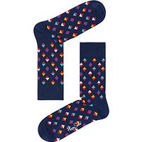 Happy Socks Mini Diamond Socks, One Size, Navy