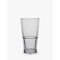 Strahl Capella Stackable Polycarbonate Picnic Highball Glass, Clear, 400ml