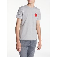 Edwin Red Dot Short Sleeve T-Shirt, Grey Marl
