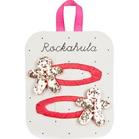 Rockahula Gingerbread Man Hair Clips, Pack Of 2, Gold