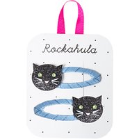 Rockahula Children's Glitter Cat Hair Clips, Pack Of 2, Black