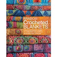Search Press Rainbow Crocheted Blankets By Amanda Perkins