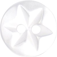 Groves Star Button, 12mm, Pack Of 7